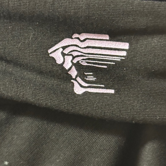 Versace Sport Jersey Skirt w/side Tie Women’s Size Large Black Gonna Kitesurf - Picture 5 of 7